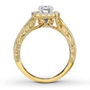 Thumbnail Image 2 of Previously Owned Diamond Ring Setting 1/2 ct tw Round-cut 14K Yellow Gold