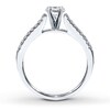 Thumbnail Image 2 of Previously Owned Diamond Ring Setting 1/4 ct tw Round-cut 14K White Gold