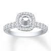 Thumbnail Image 1 of Previously Owned Diamond Ring Setting 5/8 ct tw Round-cut 14K White Gold