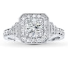 Thumbnail Image 3 of Previously Owned Diamond Ring Setting 1/2 ct tw Round-cut 14K White Gold