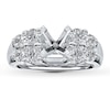 Thumbnail Image 1 of Previously Owned Diamond Ring Setting 1 ct tw Round 18K White Gold