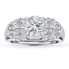 Thumbnail Image 3 of Previously Owned Diamond Ring Setting 1 ct tw Round 18K White Gold