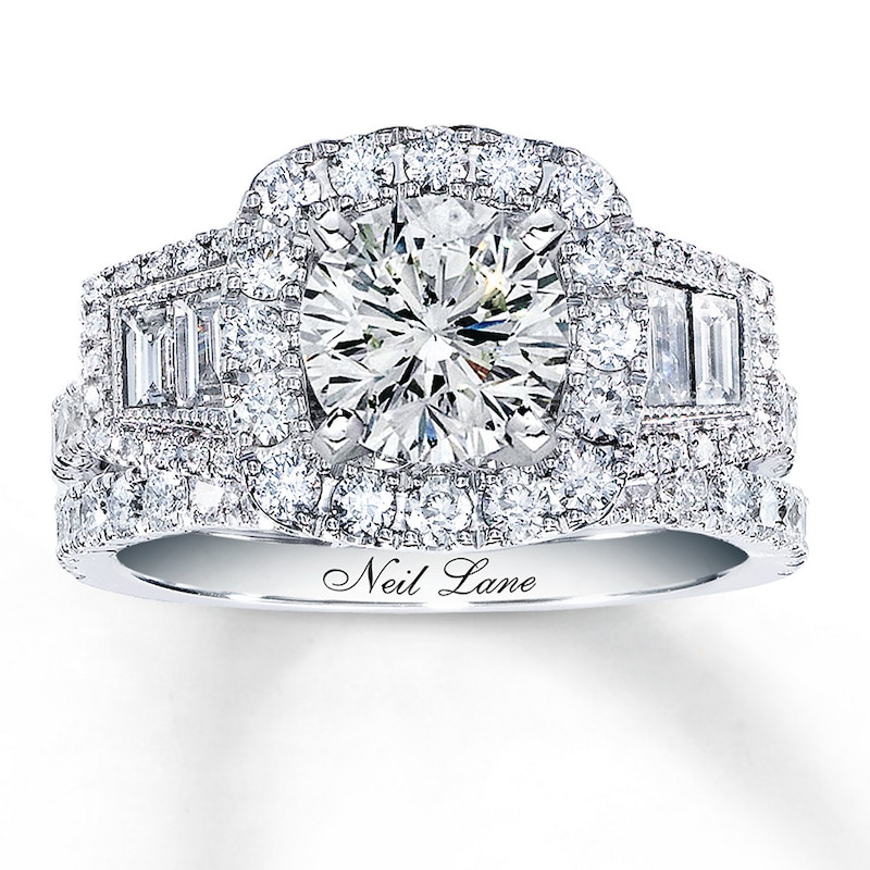 Main Image 3 of Previously Owned Neil Lane Bridal 1-1/3 ct tw Diamonds 14K Gold Bridal Setting