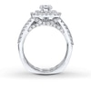 Thumbnail Image 1 of Previously Owned Diamond Bridal Setting 1-1/4 ct tw Round-cut 18K White Gold