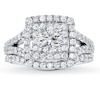 Thumbnail Image 2 of Previously Owned Diamond Bridal Setting 1-1/4 ct tw Round-cut 18K White Gold