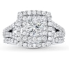 Thumbnail Image 3 of Previously Owned Diamond Bridal Setting 1-1/4 ct tw Round-cut 18K White Gold