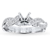 Thumbnail Image 1 of Previously Owned Diamond Ring Setting 3/8 ct tw Round-cut 14K White Gold