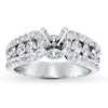 Thumbnail Image 1 of Previously Owned Diamond Ring Setting 1-3/8 ct tw Round-cut 14K White Gold