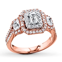 Previously Owned Ring Diamond 1-1/2 ct tw 14K Two-Tone Gold