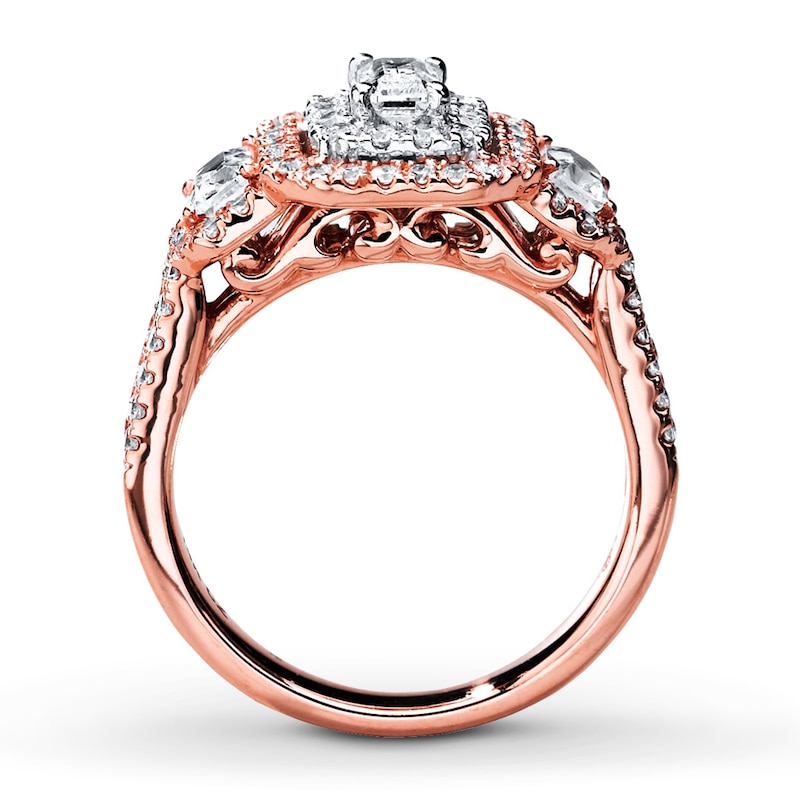 Previously Owned Ring Diamond 1-1/2 ct tw 14K Two-Tone Gold