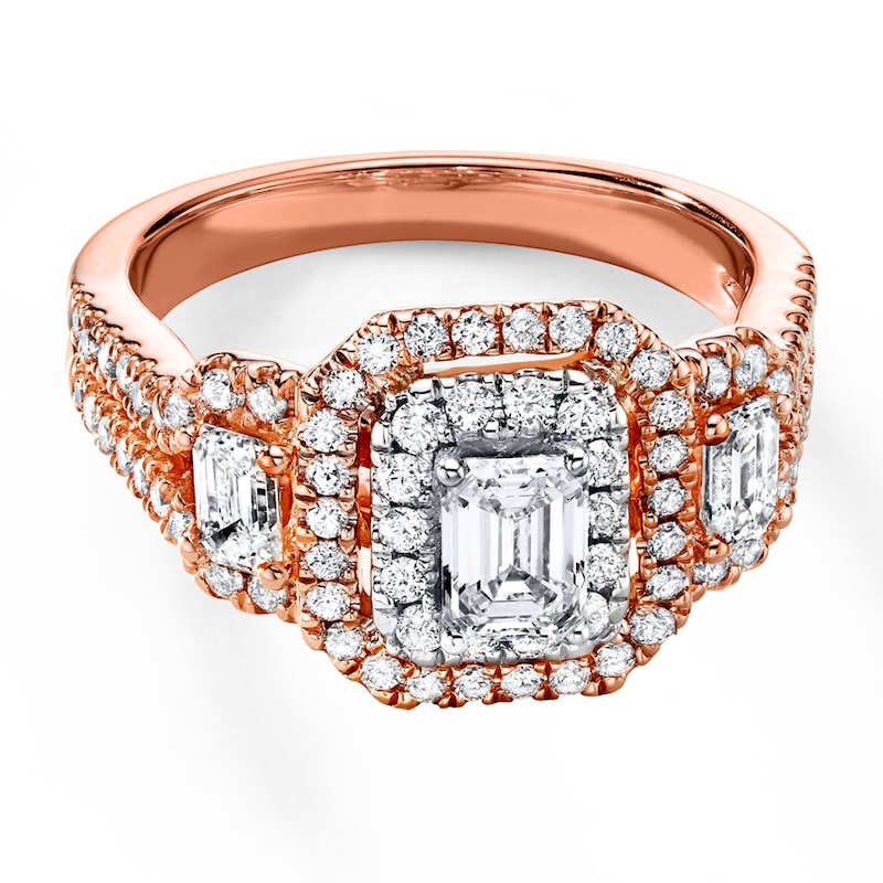 Previously Owned Ring Diamond 1-1/2 ct tw 14K Two-Tone Gold