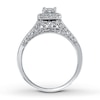 Thumbnail Image 2 of Previously Owned Diamond Ring 1/2 ct tw Princess-Cut 14K Gold