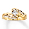 Thumbnail Image 0 of Previously Owned Diamond Ring 3/8 ct tw 10K Yellow Gold