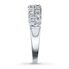 Thumbnail Image 2 of Previously Owned Diamond Anniversary Band 1 ct tw Round-cut 14K White Gold