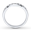 Thumbnail Image 1 of Previously Owned Diamond Anniversary Band 1/2 ct tw Round-cut 10K White Gold