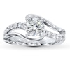 Thumbnail Image 3 of Previously Owned Diamond Ring Setting 1/3 ct tw Round 18K White Gold