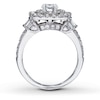 Thumbnail Image 1 of Previously Owned Diamond Ring Setting 1-1/2 ct tw Round-cut 14K White Gold