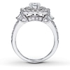 Thumbnail Image 2 of Previously Owned Diamond Ring Setting 1-1/2 ct tw Round-cut 14K White Gold