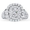 Thumbnail Image 2 of Previously Owned Diamond Ring Setting 1-1/2 ct tw Round-cut 14K White Gold