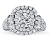 Thumbnail Image 3 of Previously Owned Diamond Ring Setting 1-1/2 ct tw Round-cut 14K White Gold