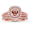 Thumbnail Image 1 of Previously Owned Le Vian Bridal Setting 1 ct tw Diamonds 14K Strawberry Gold