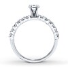Thumbnail Image 2 of Previously Owned Diamond Bridal Setting 7/8 ct tw Round-cut 14K White Gold