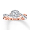 Thumbnail Image 0 of Previously Owned Diamond Ring 1/2 carat tw 10K Rose Gold