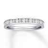 Thumbnail Image 0 of Previously Owned Diamond Anniversary Band 1/2 ct tw Baguette & Round-cut 14K White Gold