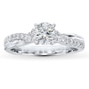 Thumbnail Image 3 of Previously Owned Diamond Setting 1/4 ct tw Round 18K White Gold