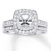 Thumbnail Image 1 of Previously Owned Diamond Bridal Setting 1/2 ct tw Round-cut 14K White Gold
