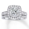Thumbnail Image 3 of Previously Owned Diamond Bridal Setting 1/2 ct tw Round-cut 14K White Gold