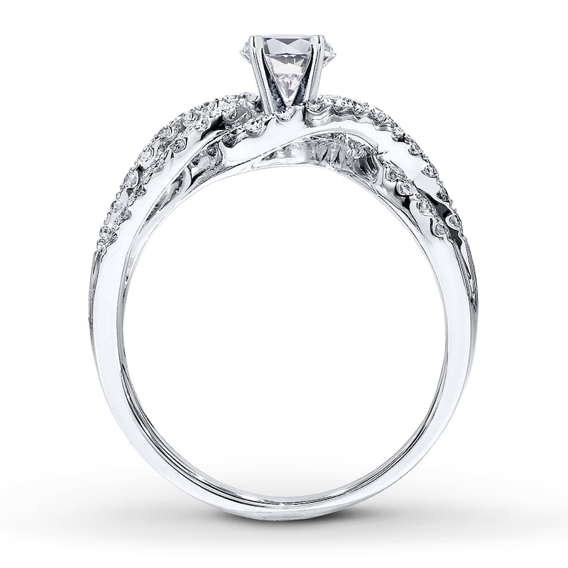 Previously Owned Diamond Ring Setting 1/2 ct tw 14K White Gold