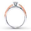 Thumbnail Image 2 of Previously Owned Diamond Ring Setting 1/3 ct tw Round-cut 14K Two-Tone Gold