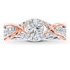Thumbnail Image 3 of Previously Owned Diamond Ring Setting 1/3 ct tw Round-cut 14K Two-Tone Gold