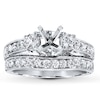 Thumbnail Image 1 of Previously Owned Diamond Bridal Setting 7/8 ct tw Round-cut 14K White Gold