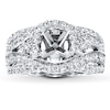 Thumbnail Image 1 of Previously Owned Diamond Ring Setting 1 ct tw Round-cut 14K White Gold