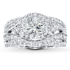 Thumbnail Image 3 of Previously Owned Diamond Ring Setting 1 ct tw Round-cut 14K White Gold