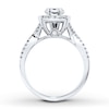 Thumbnail Image 2 of Previously Owned Diamond Ring Setting 1/2 ct tw Round-cut 14K White Gold