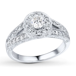 Previously Owned Diamond Engagement Ring 5/8 ct tw 14K Gold