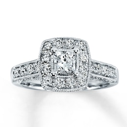 Previously Owned Diamond Ring 1 cttw Princess-cut 14K Gold