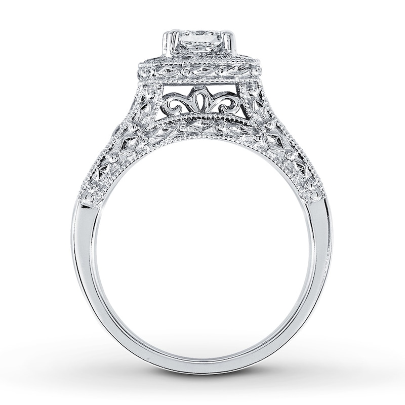 Main Image 2 of Previously Owned Diamond Ring 1 cttw Princess-cut 14K Gold