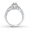 Thumbnail Image 2 of Previously Owned Diamond Ring 1/2 ct tw 14K White Gold