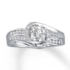 Thumbnail Image 0 of Previously Owned Diamond Ring 5/8 ct tw Round-cut 14K White Gold