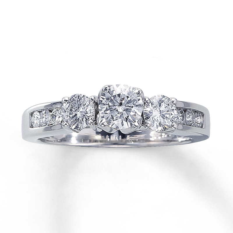Main Image 1 of Previously Owned Diamond Ring 1 ct tw 14K White Gold
