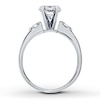 Thumbnail Image 2 of Previously Owned Diamond Ring Setting 1/3 ct tw Round-cut 14K White Gold
