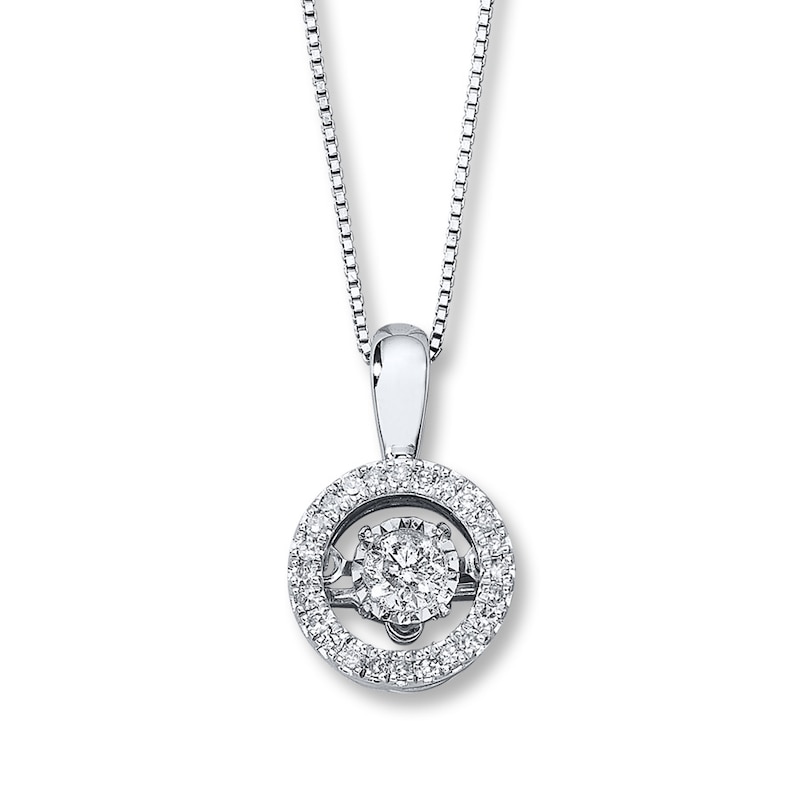 Previously Owned Unstoppable Love Diamond Necklace 1/3 ct tw 10K White Gold 18"