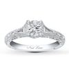Thumbnail Image 3 of Previously Owned Neil Lane Ring Setting 1/8 ct tw Diamonds 14K White Gold