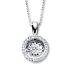 Thumbnail Image 0 of Previously Owned Unstoppable Love Diamond Necklace 3/4 ct tw 14K White Gold 18"
