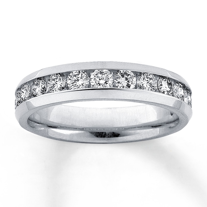 Previously Owned Diamond Anniversary Band 1 ct tw Round-cut 14K White Gold