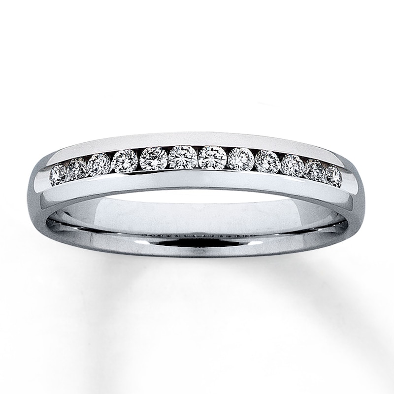 Previously Owned Diamond Anniversary Band 1/4 ct tw Round-cut 14K White Gold